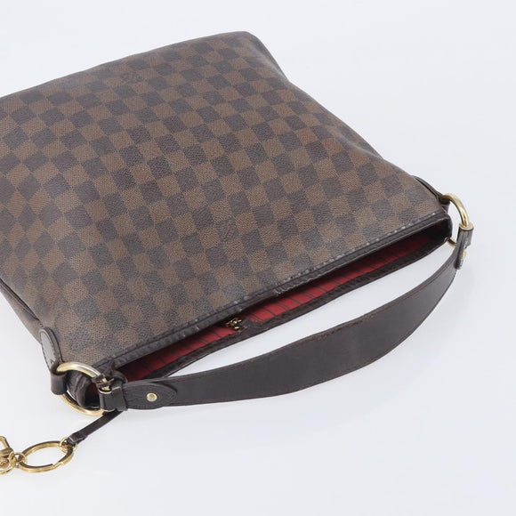 LOUIS VUITTON Damier Ebene Delightful PM Shoulder Bag N41459 LV Auth 207375