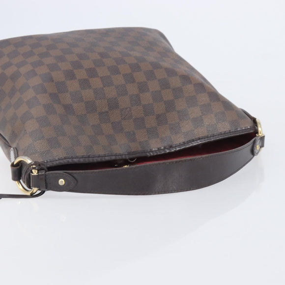 LOUIS VUITTON Damier Ebene Delightful PM Shoulder Bag N41459 LV Auth 207375