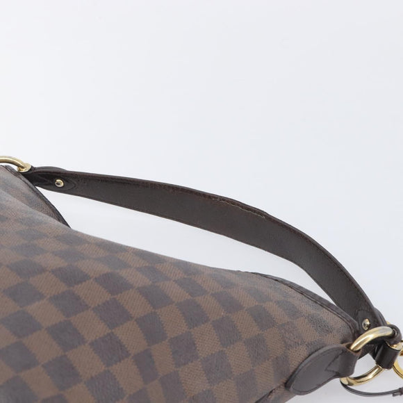 LOUIS VUITTON Damier Ebene Delightful PM Shoulder Bag N41459 LV Auth 207375
