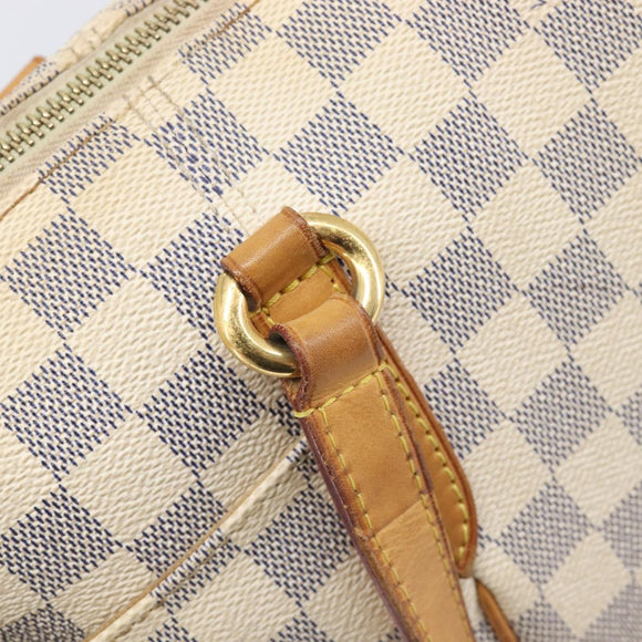 LOUIS VUITTON Damier Azur Totally PM Tote Bag N41280 LV Auth 207376