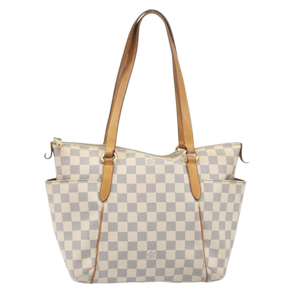LOUIS VUITTON Damier Azur Totally PM Tote Bag N41280 LV Auth 207376