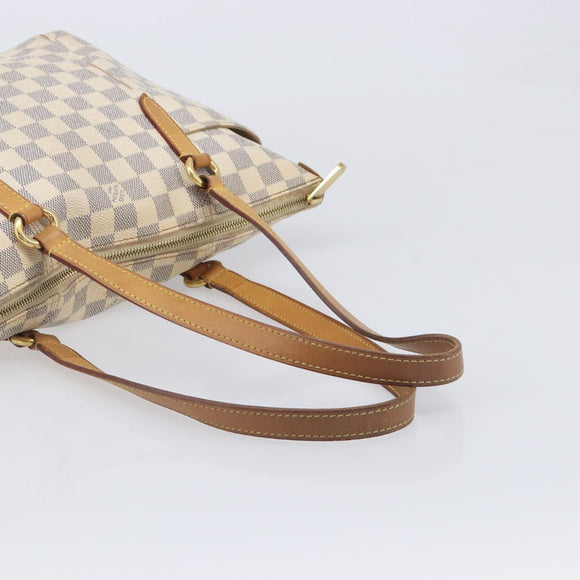 LOUIS VUITTON Damier Azur Totally PM Tote Bag N41280 LV Auth 207376