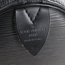 LOUIS VUITTON Epi Keepall 50 Boston Bag Black M42962 LV Auth 207377V-14
