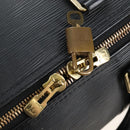 LOUIS VUITTON Epi Keepall 50 Boston Bag Black M42962 LV Auth 207377V-16
