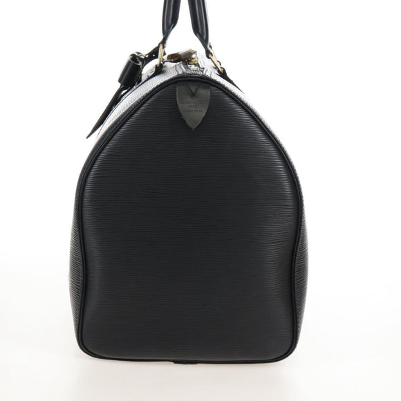 LOUIS VUITTON Epi Keepall 50 Boston Bag Black M42962 LV Auth 207377V