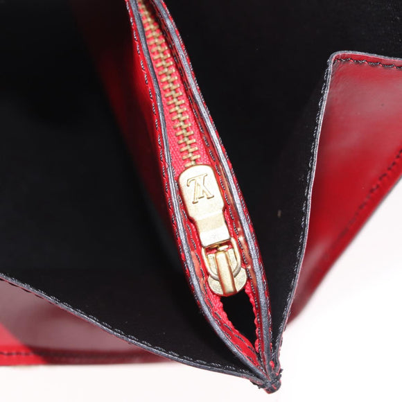 LOUIS VUITTON Epi By Color Varenne Hand Bag Black Red M52387 LV Auth 207379