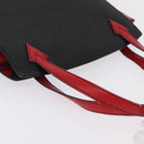LOUIS VUITTON Epi By Color Varenne Hand Bag Black Red M52387 LV Auth 207379-6