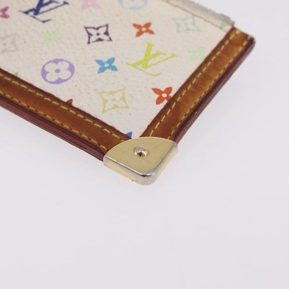 LOUIS VUITTON Monogram Multicolor Pochette Cles Coin Purse M92655 LV Auth 207381