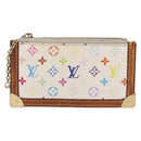 LOUIS VUITTON Monogram Multicolor Pochette Cles Coin Purse M92655 LV Auth 207381-2