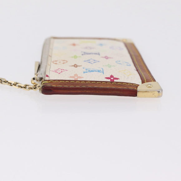 LOUIS VUITTON Monogram Multicolor Pochette Cles Coin Purse M92655 LV Auth 207381
