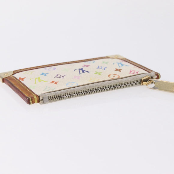 LOUIS VUITTON Monogram Multicolor Pochette Cles Coin Purse M92655 LV Auth 207381