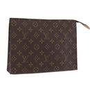 LOUIS VUITTON Monogram Poche Toilette 26 Pouch M47542 LV Auth 207382-1