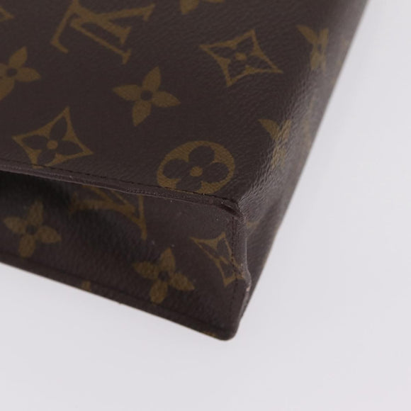 LOUIS VUITTON Monogram Poche Toilette 26 Pouch M47542 LV Auth 207382