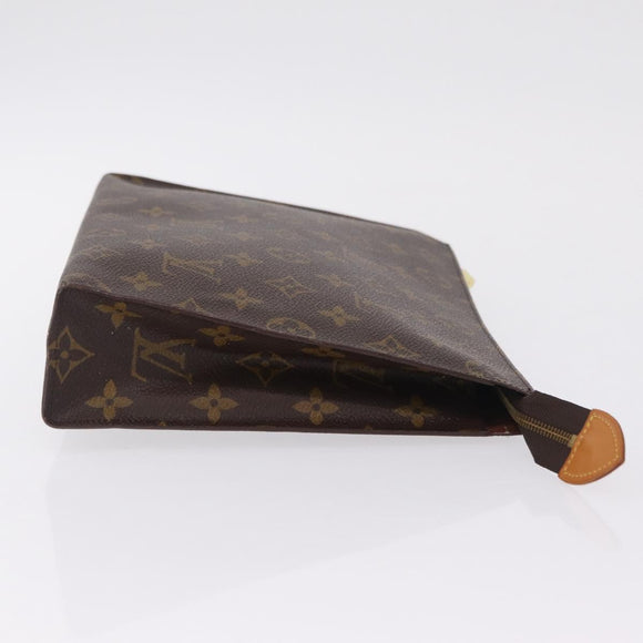 LOUIS VUITTON Monogram Poche Toilette 26 Pouch M47542 LV Auth 207382