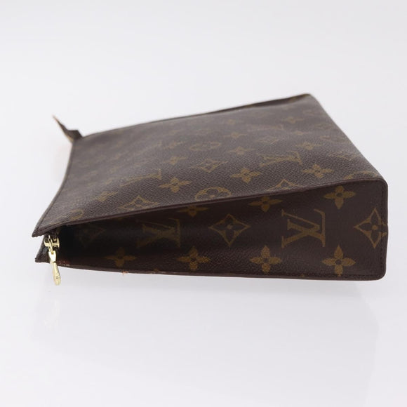 LOUIS VUITTON Monogram Poche Toilette 26 Pouch M47542 LV Auth 207382