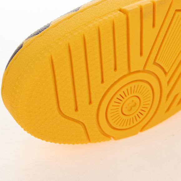 LOUIS VUITTON LV Trainer Shoes Leather Size 3 Yellow LV Auth 207384M