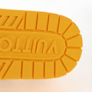 LOUIS VUITTON LV Trainer Shoes Leather Size 3 Yellow LV Auth 207384M-16