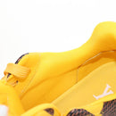 LOUIS VUITTON LV Trainer Shoes Leather Size 3 Yellow LV Auth 207384M-18