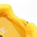 LOUIS VUITTON LV Trainer Shoes Leather Size 3 Yellow LV Auth 207384M-20