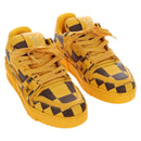 LOUIS VUITTON LV Trainer Shoes Leather Size 2 1/2 Yellow LV Auth 207385M-1