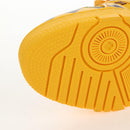 LOUIS VUITTON LV Trainer Shoes Leather Size 2 1/2 Yellow LV Auth 207385M-14
