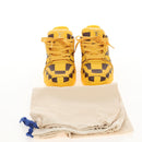 LOUIS VUITTON LV Trainer Shoes Leather Size 2 1/2 Yellow LV Auth 207385M-22