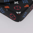 LOUIS VUITTON Monogram Game On Pochette ferry Bag Black M80232 LV Auth 207387SAM-11