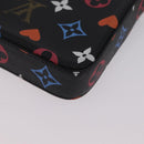 LOUIS VUITTON Monogram Game On Pochette ferry Bag Black M80232 LV Auth 207387SAM-14