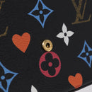 LOUIS VUITTON Monogram Game On Pochette ferry Bag Black M80232 LV Auth 207387SAM-17