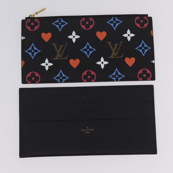 LOUIS VUITTON Monogram Game On Pochette ferry Bag Black M80232 LV Auth 207387SAM