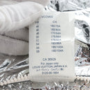 LOUIS VUITTON Best Mid Layer Jacket Leather Wool L Silver LV Auth 207389M-23