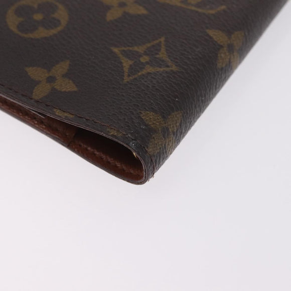 LOUIS VUITTON Monogram Agenda PM Day Planner Cover R20005 LV Auth 207391