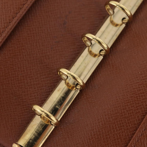 LOUIS VUITTON Monogram Agenda PM Day Planner Cover R20005 LV Auth 207391