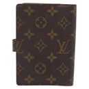 LOUIS VUITTON Monogram Agenda PM Day Planner Cover R20005 LV Auth 207391-3