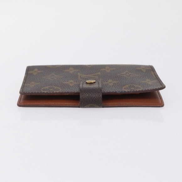 LOUIS VUITTON Monogram Agenda PM Day Planner Cover R20005 LV Auth 207391