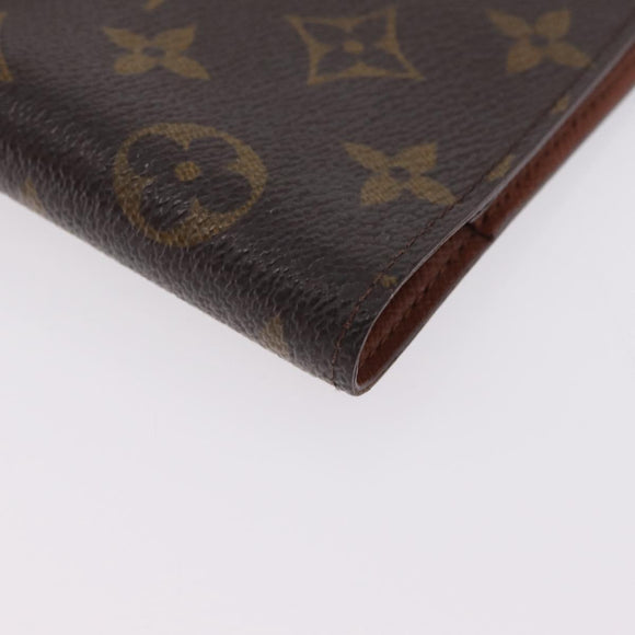 LOUIS VUITTON Monogram Agenda PM Day Planner Cover R20005 LV Auth 207391