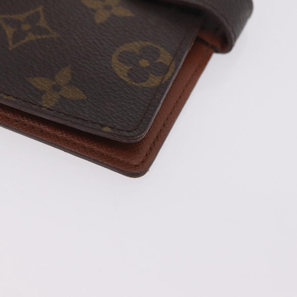 LOUIS VUITTON Monogram Agenda PM Day Planner Cover R20005 LV Auth 207391