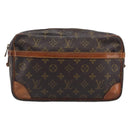 LOUIS VUITTON Monogram Compiegne 28 Clutch Bag M51845 LV Auth 207404-13