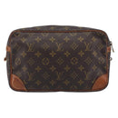 LOUIS VUITTON Monogram Compiegne 28 Clutch Bag M51845 LV Auth 207404-2