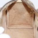 GUCCI GG Supreme Web Sherry Line Hand Bag PVC Beige Gold 40 02 007 Auth 207408-22
