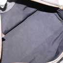 TOD'S Shoulder Bag Leather Gray Gold Auth 207410A-11