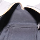TOD'S Shoulder Bag Leather Gray Gold Auth 207410A-23