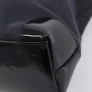 GUCCI Tote Bag Canvas Black Gold 002 1119 Auth 207412-12