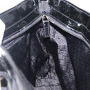 GUCCI Tote Bag Canvas Black Gold 002 1119 Auth 207412-19