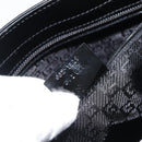 GUCCI Tote Bag Canvas Black Gold 002 1119 Auth 207412-23