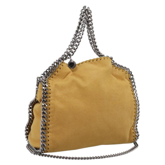 Stella McCartney Chain Falabella Bag Polyester 2way Yellow 371223 Auth 207413A