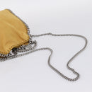 Stella McCartney Chain Falabella Bag Polyester 2way Yellow 371223 Auth 207413A-9