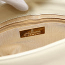 GIVENCHY Shoulder Bag Leather Ivory Gold Auth 207416-11