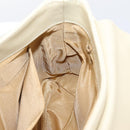 GIVENCHY Shoulder Bag Leather Ivory Gold Auth 207416-19
