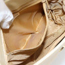 GIVENCHY Shoulder Bag Leather Ivory Gold Auth 207416-21